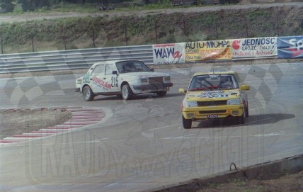 3. Jerzy Wionczek - Peugeot 205 GTi,Andrzej Siniarski - Skoda 135L    (To zdjęcie w pełnej rozdzielczości możesz kupić na www.kwa-kwa.pl )