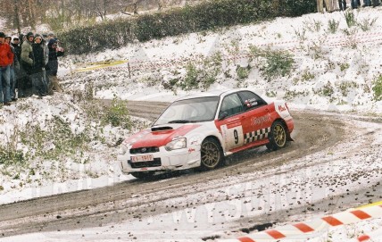 5. Damian Gielata i Zbigniew Cieślar - Subaru Impreza STi  (To zdjęcie w pełnej rozdzielczości możesz kupić na www.kwa-kwa.pl )