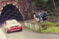 142. Piero Liatti i Luciano Tedeschini - Lancia Delta Integrale 16V.   (To zdjęcie w pełnej rozdzielczości możesz kupić na www.kwa-kwa.pl )