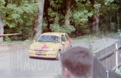 60. Roman Wrona i Lech Wójcik - Renault Clio Williams   (To zdjęcie w pełnej rozdzielczości możesz kupić na www.kwa-kwa.pl )