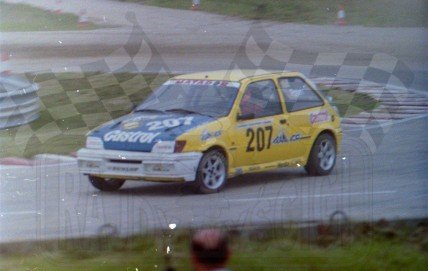 2. Robert Polak - Ford Fiesta XR2i   (To zdjęcie w pełnej rozdzielczości możesz kupić na www.kwa-kwa.pl )