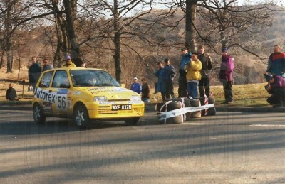 72. Jacek Sikora i Marek Kaczmarek - Fiat Cinquecento Sporting.   (To zdjęcie w pełnej rozdzielczości możesz kupić na www.kwa-kwa.pl )