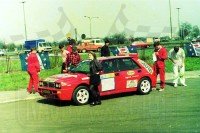 1. Lancia Integrale 16V załogi Grzegorz Skiba i Igor Bielecki.   (To zdjęcie w pełnej rozdzielczości możesz kupić na www.kwa-kwa.pl )