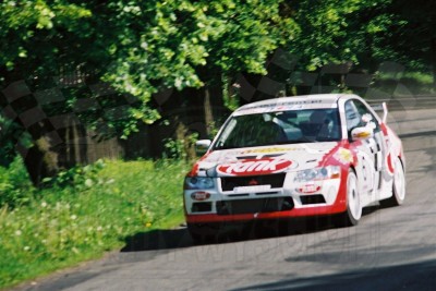 5. Paweł Dytko i Tomasz Dytko - Mitsubishi Lancer Evo VII  (To zdjęcie w pełnej rozdzielczości możesz kupić na www.kwa-kwa.pl )