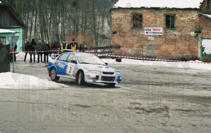 59. Piotr Maciejewski i Piotr Kowalski - Mitsubishi Lancer Evo VI  (To zdjęcie w pełnej rozdzielczości możesz kupić na www.kwa-kwa.pl )