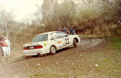 71. Ryszard Granica i Mieczysław Sieczkowski - Mitsubishi Galant VR4.   (To zdjęcie w pełnej rozdzielczości możesz kupić na www.kwa-kwa.pl )