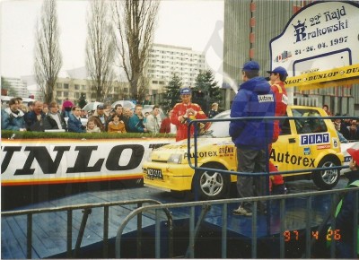 20. Jacek Sikora i Marek Kaczmarek - Fiat Cinquecento Sporting.   (To zdjęcie w pełnej rozdzielczości możesz kupić na www.kwa-kwa.pl )