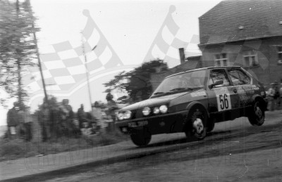 52. Marek Ryndak i Janusz Mazan - Fiat Ritmo Abarth 130 TC.   (To zdjęcie w pełnej rozdzielczości możesz kupić na www.kwa-kwa.pl )