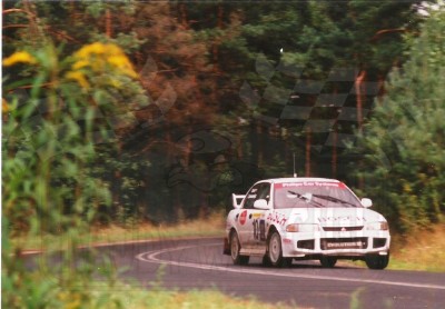 31. Wojciech Zaborowski i Tomasz Malec - Mitsubishi Lancer Evo III    (To zdjęcie w pełnej rozdzielczości możesz kupić na www.kwa-kwa.pl )