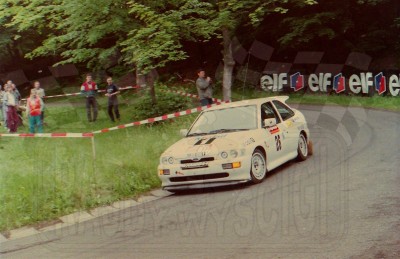 27. Romuald Chałas i Zbigniew Atłowski - Ford Escort Cosworth RS.   (To zdjęcie w pełnej rozdzielczości możesz kupić na www.kwa-kwa.pl )