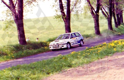22. Piotr Kufrej i Maciej Hołuj - Nissan Sunny GTiR.   (To zdjęcie w pełnej rozdzielczości możesz kupić na www.kwa-kwa.pl )