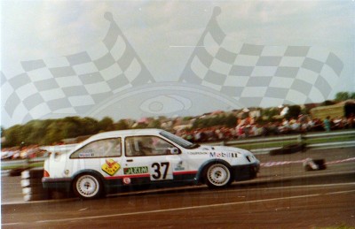 114. Tomasz Dąbrowski - Ford Sierra Cosworth RS.   (To zdjęcie w pełnej rozdzielczości możesz kupić na www.kwa-kwa.pl )