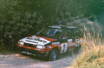 161. Marian Bublewicz i Ryszard Żyszkowski - Mazda 323 Turbo 4wd.   (To zdjęcie w pełnej rozdzielczości możesz kupić na www.kwa-kwa.pl )