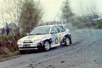 83. Sławomir Szaflicki i Andrzej Górski - Ford Escort Cosworth RS.   (To zdjęcie w pełnej rozdzielczości możesz kupić na www.kwa-kwa.pl )