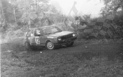 4. Lesław Orski i Lech Wójcik - VW Golf GTI.   (To zdjęcie w pełnej rozdzielczości możesz kupić na www.kwa-kwa.pl )