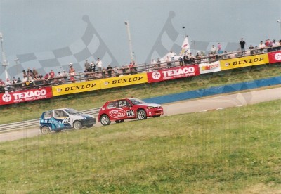 28. Nr.202.Marcin Laskowski - Peugeot 106 Maxi, nr.224.Tomasz Nowak - Fiat Cinquecento  (To zdjęcie w pełnej rozdzielczości możesz kupić na www.kwa-kwa.pl )