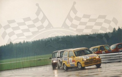 6. Nr.10.Zbigniew Czarnocki, nr.5.Adam Tuszyński - Fiaty Cinquecento Sporting.   (To zdjęcie w pełnej rozdzielczości możesz kupić na www.kwa-kwa.pl )