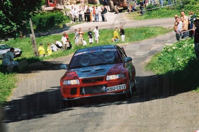 44. Marek Kuśmierczyk i Paweł Kuśnierz - Mitsubishi Lancer Evo VI  (To zdjęcie w pełnej rozdzielczości możesz kupić na www.kwa-kwa.pl )