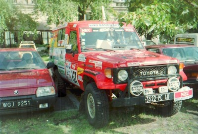8. A.Korotkevicz, J.Deschamps i J.Baguelin - Toyota Land Cruiser HJ 75.   (To zdjęcie w pełnej rozdzielczości możesz kupić na www.kwa-kwa.pl )