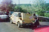 21. Polski Fiat 126p załogi Jacek Sikora i Jacek Sciciński.   (To zdjęcie w pełnej rozdzielczości możesz kupić na www.kwa-kwa.pl )