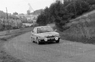 51. Błażej Krupa i Piotr Mystkowski - Renault 21 Turbo.   (To zdjęcie w pełnej rozdzielczości możesz kupić na www.kwa-kwa.pl )