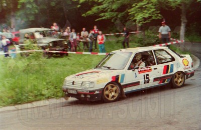 20. Tin Svanholt i Knud Hansen - Peugeot 309 GTi 16S.   (To zdjęcie w pełnej rozdzielczości możesz kupić na www.kwa-kwa.pl )