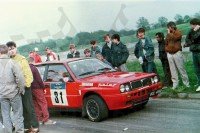 7. Robert Zaremba i Wiesław Stróż - Lancia Delta Integrale.   (To zdjęcie w pełnej rozdzielczości możesz kupić na www.kwa-kwa.pl )