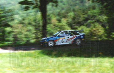 41. Yves Loubet i Michał Kociołek - Ford Escort Cosworth RS.   (To zdjęcie w pełnej rozdzielczości możesz kupić na www.kwa-kwa.pl )