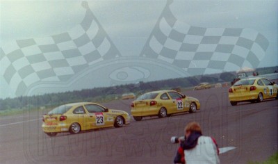 20. Nr.22.Wojciech Jankowski, nr.23.Witold Paradowski - Renaulty Megane coupe.   (To zdjęcie w pełnej rozdzielczości możesz kupić na www.kwa-kwa.pl )