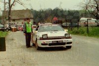 129. Krzysztof Hołowczyc i Maciej Wisławski - Toyota Celica GT4.   (To zdjęcie w pełnej rozdzielczości możesz kupić na www.kwa-kwa.pl )