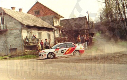 4. Wiesław Stec i Maciej Maciejewski - Mitsubishi Lancer Evo III   (To zdjęcie w pełnej rozdzielczości możesz kupić na www.kwa-kwa.pl )