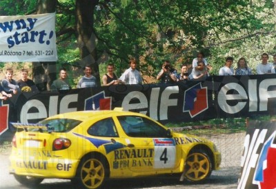 2. Janusz Kulig i Jarosław Baran - Renault Megane Maxi   (To zdjęcie w pełnej rozdzielczości możesz kupić na www.kwa-kwa.pl )