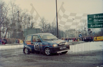 8. Jacek Sikora i Marek Kaczmarek - Fiat Cinquecento Abarth   (To zdjęcie w pełnej rozdzielczości możesz kupić na www.kwa-kwa.pl )