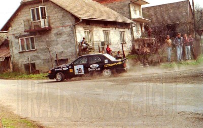 10. Tomasz Mikołajczyk i Marek Leśniak - Ford Sierra Saphire Cosworth RS   (To zdjęcie w pełnej rozdzielczości możesz kupić na www.kwa-kwa.pl )