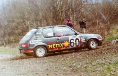 53. Jerzy Dyszy i Krzysztof Różański - Peugeot 205 Rallye 1300.   (To zdjęcie w pełnej rozdzielczości możesz kupić na www.kwa-kwa.pl )