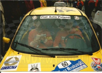 16. Jacek Sikora i Marek Kaczmarek - Fiat Cinquecento Sporting.   (To zdjęcie w pełnej rozdzielczości możesz kupić na www.kwa-kwa.pl )