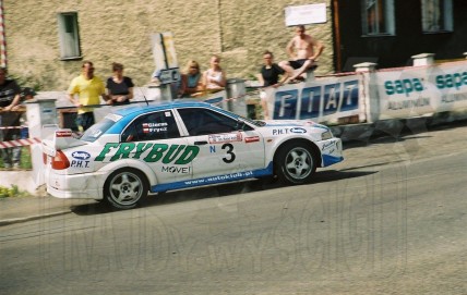 3. Sebastian Frycz i Jarosław Gieras - Mitsubishi Lancer Evo V  (To zdjęcie w pełnej rozdzielczości możesz kupić na www.kwa-kwa.pl )