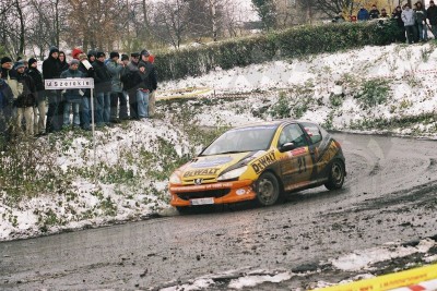 43. Tomasz Porębski i Rafał Gnatek - Peugeot 206  (To zdjęcie w pełnej rozdzielczości możesz kupić na www.kwa-kwa.pl )