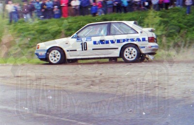 25. Romuald Chałas i Janusz Siniarski - Mazda 323 Turbo 4wd.   (To zdjęcie w pełnej rozdzielczości możesz kupić na www.kwa-kwa.pl )