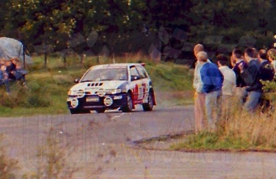 57. Robert Herba i Jakub Mroczkowski - Nissan Sunny GTiR.   (To zdjęcie w pełnej rozdzielczości możesz kupić na www.kwa-kwa.pl )