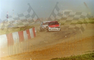 37. Michał Kunicki - Suzuki Swift i Andrzej Grigorjew - VW Golf   (To zdjęcie w pełnej rozdzielczości możesz kupić na www.kwa-kwa.pl )