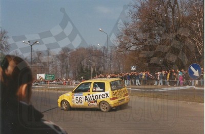 60. Jacek Sikora i Marek Kaczmarek - Fiat Cinquecento Sporting.   (To zdjęcie w pełnej rozdzielczości możesz kupić na www.kwa-kwa.pl )