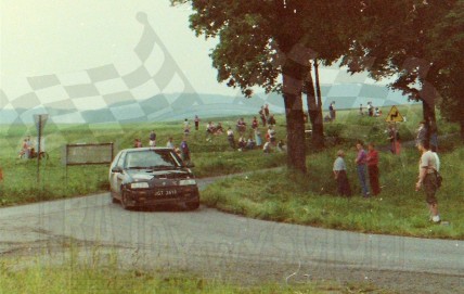 118. Jerzy Skadorwa i Ryszard Hupajło - Renault 19 16V.   (To zdjęcie w pełnej rozdzielczości możesz kupić na www.kwa-kwa.pl )