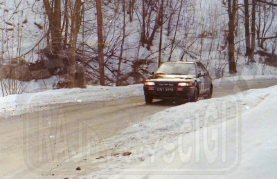 9. Sławomir Szaflicki i Andrzej Górski - Mazda 323 Turbo 4wd.   (To zdjęcie w pełnej rozdzielczości możesz kupić na www.kwa-kwa.pl )