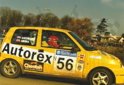 94. Jacek Sikora i Marek Kaczmarek - Fiat Cinquecento Sporting.   (To zdjęcie w pełnej rozdzielczości możesz kupić na www.kwa-kwa.pl )