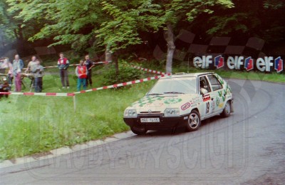 22. Vladimir Berger i Pavel Stanc - Skoda Favorit 136L.   (To zdjęcie w pełnej rozdzielczości możesz kupić na www.kwa-kwa.pl )