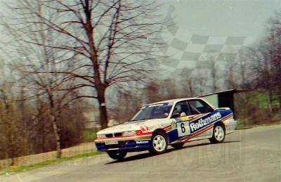 40. Wiesław Stec i Maciej Maciejewski - Mitsubishi Galant VR4.   (To zdjęcie w pełnej rozdzielczości możesz kupić na www.kwa-kwa.pl )