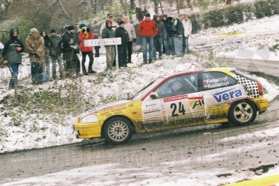 10. Maciej Kucharczyk i Andrzej Kucharczyk - Honda Civic VTi  (To zdjęcie w pełnej rozdzielczości możesz kupić na www.kwa-kwa.pl )