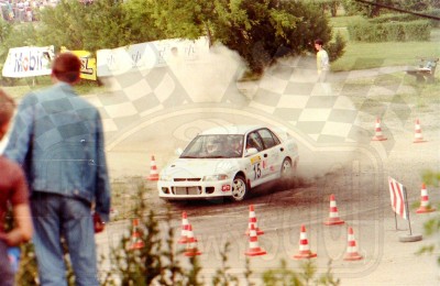 16. Antonello Fidanza i Alessandro Mari - Mitsubishi Lancer RS Evo   (To zdjęcie w pełnej rozdzielczości możesz kupić na www.kwa-kwa.pl )