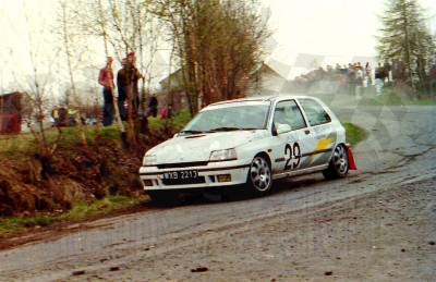 92. Bogdan Herink i Barbara Stępkowska - Renault Clio Williams.   (To zdjęcie w pełnej rozdzielczości możesz kupić na www.kwa-kwa.pl )